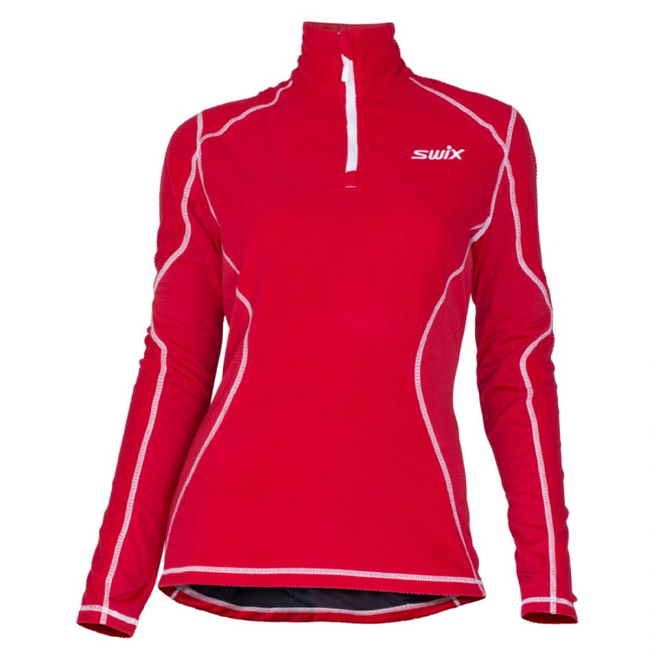 Mikina Swix Starlit Polo W Red