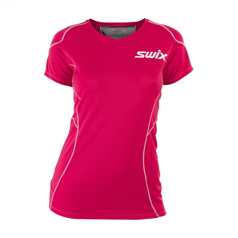 Dámské triko Swix O2 T-shirt W Fuchsia