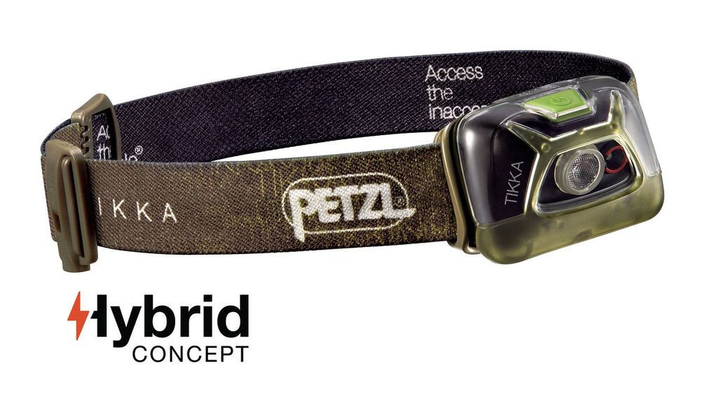 Čelovka Petzl Tikka zelená