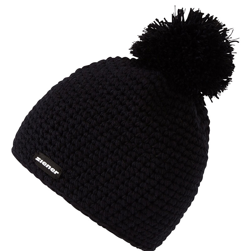 Čepice Ziener Intercontinental Hat Black