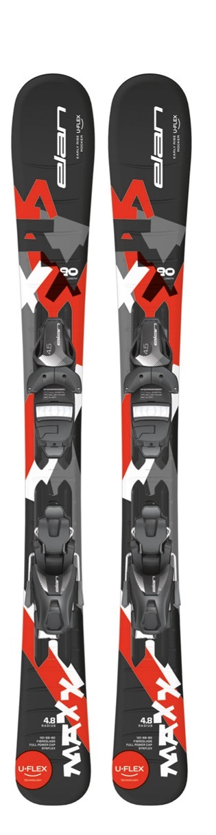 Sjezdové lyže Elan Maxx Black/Red QS + EL 7,5 2018/2019