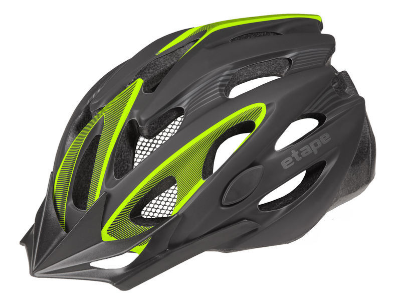 Cyklistická přilba Etape Biker Černá/Zelená Mat 2019