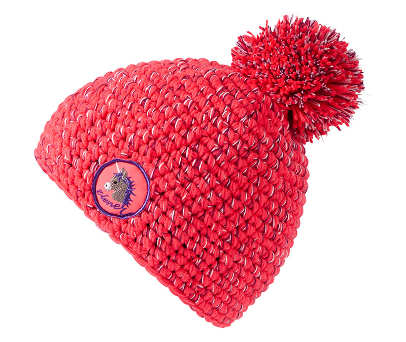 Čepice Ziener IL ZOO Minis Hat Neon Pink