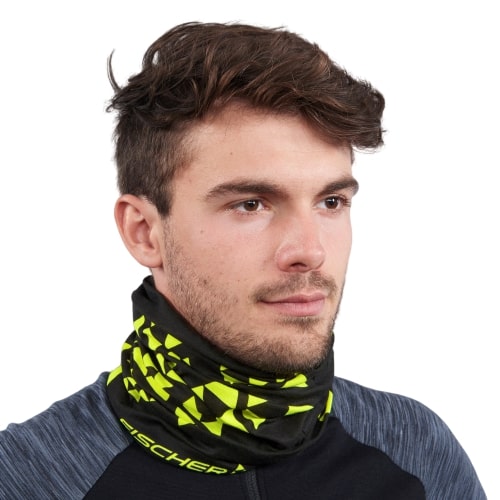 Šátek Fischer Ischgl Black/Yellow