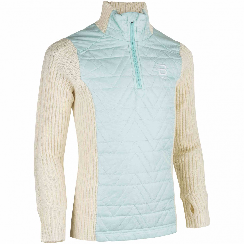Svetr Bjorn Daehlie Comfy Half Zip Wmn Iced Aqua