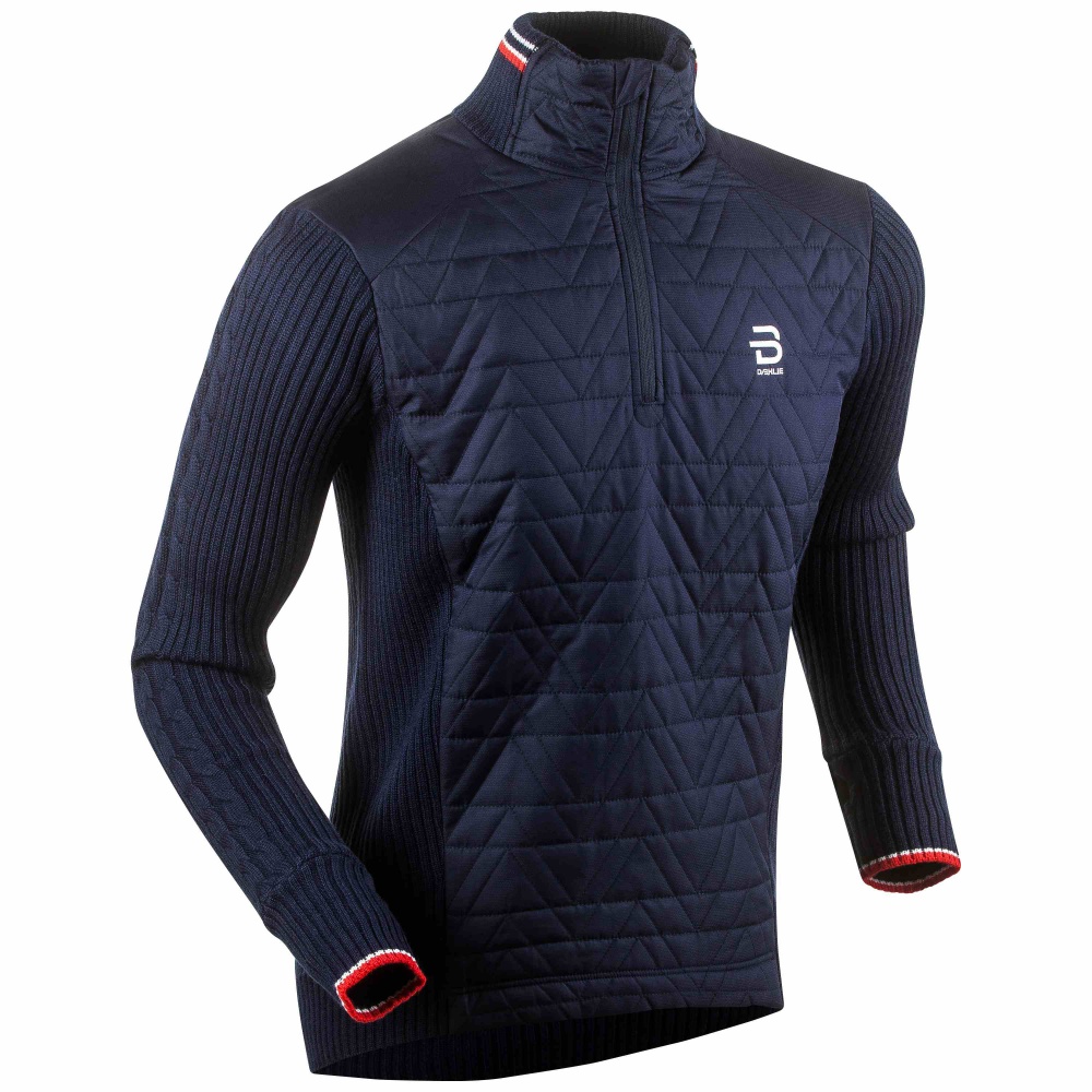 Svetr Bjorn Daehlie Comfy Half Zip Evening Blue vel.XXL