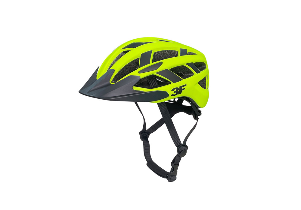 Cyklistická helma 3F Spirit II. Yellow/Green 2023 vel.M