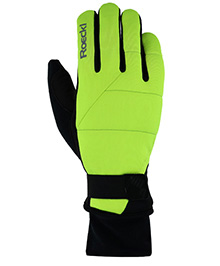 Běžecké rukavice Roeckl Tulfes Black/Yellow vel.9,5