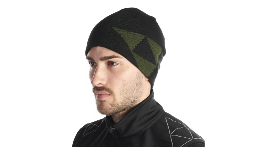 Čepice Fischer LOGO-REVERSIBLE Black/R.Green
