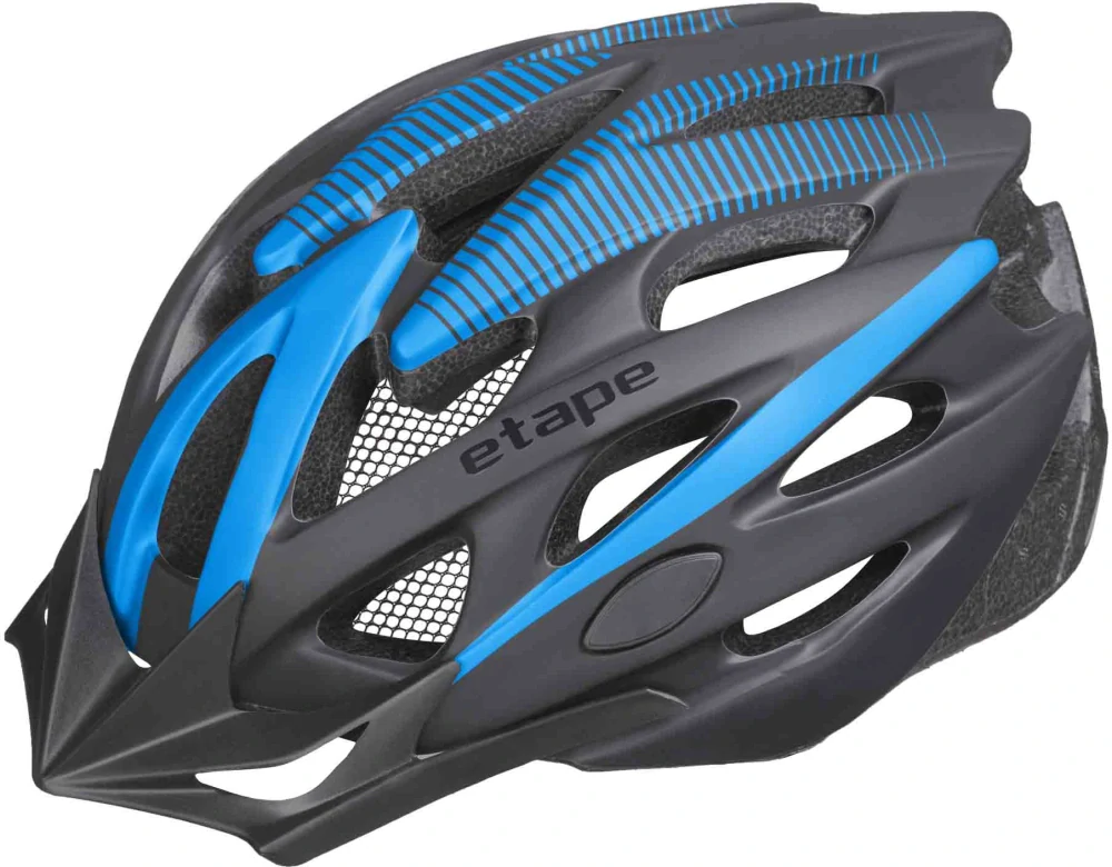 Cyklistická přilba Etape Twister Černá/Modrá 2024 vel.L/XL