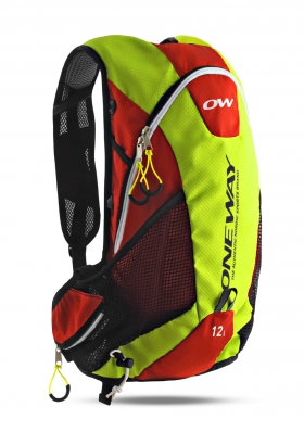 Batoh One Way Run Hydro Back Bag 12L Yellow/Red