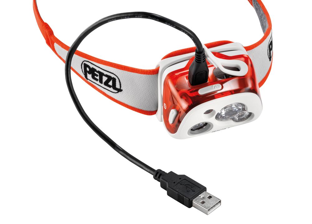 Čelovka Petzl Reactik+ oranžová