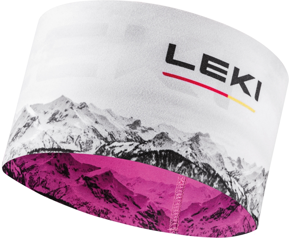 Čelenka Leki XC Headband NeonPink/White