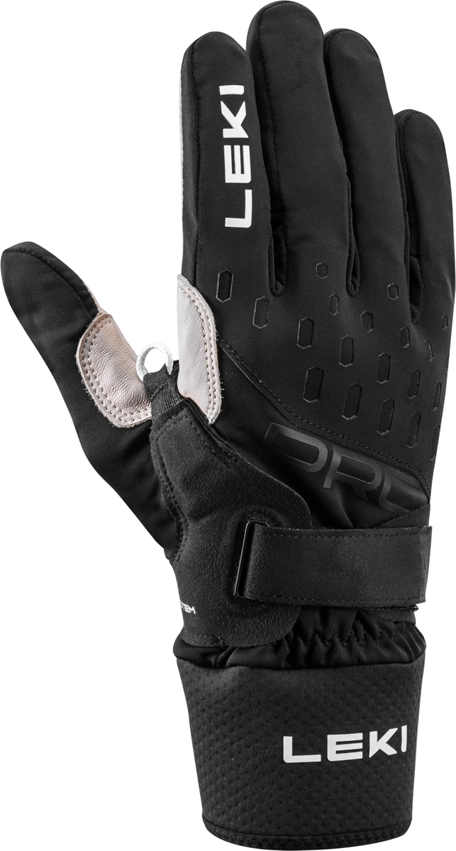 Běžecké rukavice Leki PRC Premium Shark Black/Sand
