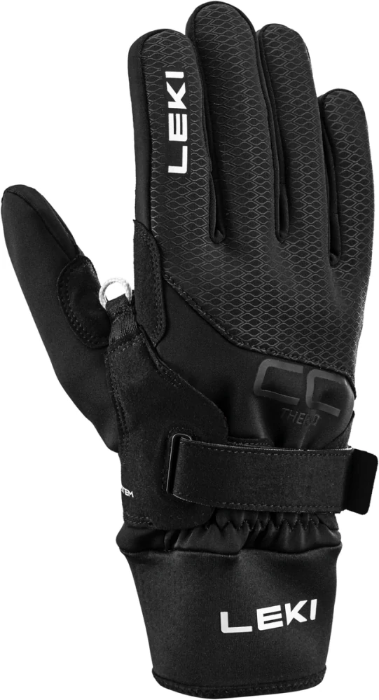 Běžecké rukavice Leki CC Nordic Thermo Shark Black vel.10,5