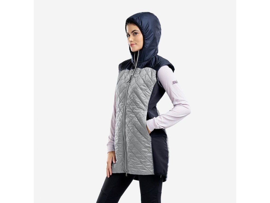 Šaty Swix Mayen Light Grey Melange 