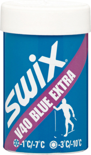 Swix V40 stoupací vosk modrý extra 43g