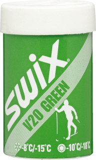 Swix V20 stoupací vosk zelený 43g