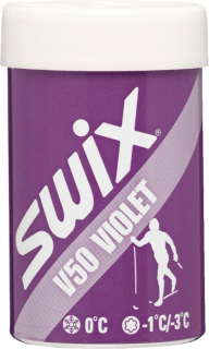 Swix V50 stoupací vosk fialový 43g