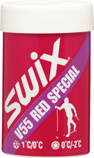 Swix V55 stoupací vosk červený speciál 43g