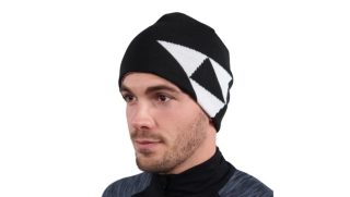 Čepice Fischer LOGO-REVERSIBLE Black/White