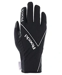Běžecké rukavice Roeckl Laikko 2 Black/White